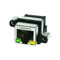 Amphenol Commercial Products MRJR898101 Modular Connectors / Ethernet Connectors HARSH MRJR SERIES CAT 5e RUGGED MODULAR  JACK, IP67, RIGHT ANGLE ON PCBWITH Terminal Blocks