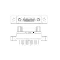 Raychem - TE Connectivity 1532267-2 Micro-D D-Sub Connectors M83513/22-B01CP MCKS-C2-P-15PST1