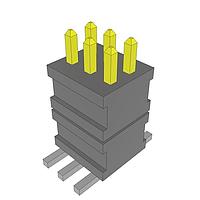 Samtec FW-03-03-L-D-220-065 Connectors Flexible Micro Board Stacking Header