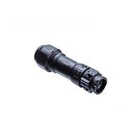 Amphenol LTW BD-05BMFA-QL8LN0 Standard Circular Connector X-Lok, Standard Size, Plastic, 5A, 05 pins, Male Connector, Female Contact, Straight, Push Lock, Crimp, Field Installable without Pin, F8.0 - F10.0mm, IP68