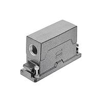 HARTING 19405240523 Hoods 24B HPR Compact Hood, HC (wide), Screw Locking, Side Entry, 2xM40