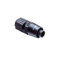 Amphenol LTW PLD-03BFMA-QL7001 Standard Circular Connector Ceres, Others (PLD), Plastic, 5A, 03 pins, Female Connector, Male Contact, Straight, Push Lock, Solder, Field Installable, F4.5 - F6.5mm, IP67