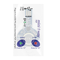 Giorgio Bormac mini 1way Temperature datalogger (-40 ~+80 °C; with threshold + 4°C; 1 x 10 pcs)