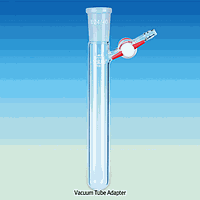 SciLab SL.Tub2112 Joint Vacuum Tube, 50ml, od26 x h160, 24/40, w/Glass STopcock