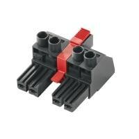 Weidmuller 1312730000 Pluggable Terminal Blocks BVZ 7.62IT/04/180MF3 SN BK BX