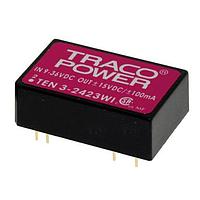 TRACO Power TEN 3-4813WI Isolated 3W DC/DC Converter isolated, regulated in a PCB Mount Plastic Case