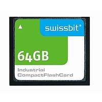 Swissbit SFCF064GH1AF4TO-I-QT-517-STD Compact Flash Cards 64GB Compact Flash SLC C-500 I-TEMP