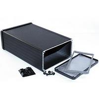 Hammond Manufacturing 1457N1601EBK EMI/RFI Shielded EMI/RFI, NoFlange 6.3x4.09x2.15" Black