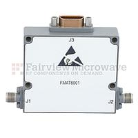 Fairviewmicrowave FMAT6001  0 to 30 dB 10 Bit Programmable TTL Controlled Step Attenuator With a 0.03 dB Step 2.4mm Female To 2.4mm Female From 18 GHz To 40 GHz