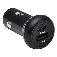Tripp Lite U280-C02-24W-1B Battery Chargers 24W USB-C/A CAR CHARGER
