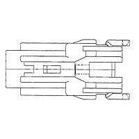 Yazaki 7123621440 Housings CONN 1P 250 X LT GRY