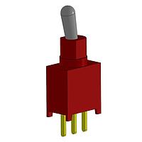 Dailywell 2AS1T2A1M2RES Toggle Switches Sealed Sub-Miniature SPDT switch on-on pc thru-hole