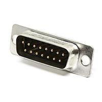 Amphenol Commercial Products L77DCH37S1APNRM6 Receptacle Dsub, Machined signal 7.5A, Right Angle PCB Thru Hole, FP=10.3mm, Cnt Row Spacing 2.54mm, Cnt Tail 0.6mm, 37 Socket, Bright Tin Shell, Flash Gold, 4-40 Threaded Rear Insert, Plastic R/A Bracket With Boardlock