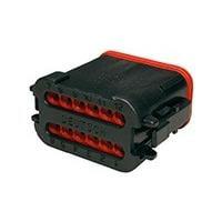 DEUTSCH - TE Connectivity DT06-12SB-E003 12-Way 12P PLUG, E003 MOD B Key, Black