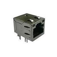 Amphenol Commercial Products RJMG20162141BER Magnetic Jack R/A,DipType,ShortBod 1000 baseT,GY/GY