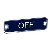 Square D 9001KN804 Legend PSH BTTN LEGEND PLATE 30MM, Type K