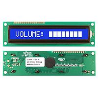 Newhaven Display NHD-0116DZ-NSW-BBW Character LCD Module STN- BLUE Transm 122.0 x 33.0