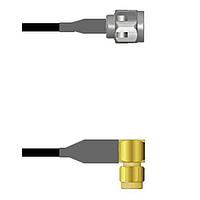 Amphenol Custom Cable Q-2K039000M036i RF Cable Assemblies N-SP/SMA-RP LMR24 36I