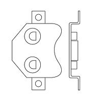 Eagle Plastic Devices 12BH002-GR 20 mm Battery Clip CR2032 BATTERY CLIP