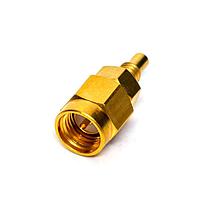Radiall 5938-1503-000 RF Adapters - In Series SMA / SSMC STRAIGHT PLUG/JACK MALE/MALE GOLD
