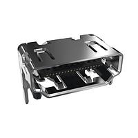 Amphenol FCI 10029449-113RLF HDMI, Displayport & DVI Connectors HDMI, Input Output Connectors, Receptacle, Type A, Right Angle, Surface Mount, 19 Positions.