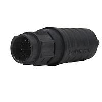 Switchcraft EN3L13M26CLX Standard Circular Connector EN3 Harsh Environment Cable-to-Cable, 13-pin, Male, Crimp, Bulk