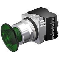 SIEMENS 52PR8BSAB Twist-to-Release PTR,MTD,FV 6V,FULL ILL GRN,1NO-1NC,LED