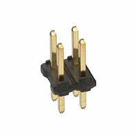 Harwin M22-2520205 Pin Strip 2+2 PIN DIL VERTICAL GOLD PIN HEADER