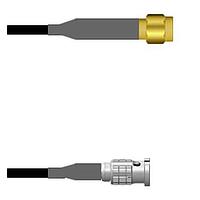Amphenol Custom Cable Q-6800V0003096i RF Cable Assemblies SMA-SP/HDBNC-SP G174 96I