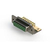 EDAC 630-M15-640-GN4 D-Sub Connectors - Standard Density Right Angle D-Sub Connector