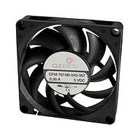 Same Sky (formerly CUI Devices) CFM-7015B-250-406-20 Axial dc axial fan, 70 mm square, 15 mm, 24 Vdc, ball, 5000 RPM, 32.10 CFM, TS