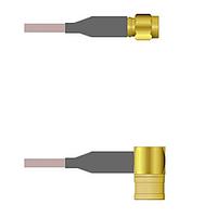 Amphenol Custom Cable Q-3F03V000H006i RF Cable Assemblies SMA-SP/SMB-RP G142 6I