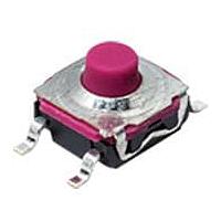 C&K KSC SLT 241J LFS Tactile Tact 6.2 x 6.2~ 5.0 mm H~ J&G leads~ IP40~ Long Travel Low Sound