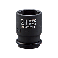 KTC BP3M-22TP 3/8"Sq. Impact Socket(Semi-Deep) With Pin&Ring (22mm)