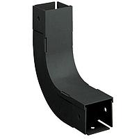 Panduit FIVRA4X4BL Fitting, Fiber Duct Fitting and Cover, Inside Vertical 90 ,