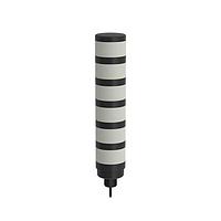 Banner Engineering TL70YYYYYY Tower Lights TL70 Tower Light; Black Housing: 6-Color Indicator; Voltage: 12-30 V dc; Environmental Rating: IP65; Input: Bimodal; Colors: Yellow Yellow Yellow Yellow Yellow Yellow; 2 m (6.5 ft) Integral Cable