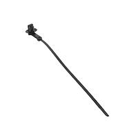 HellermannTyton 157-00432 Cable Ties 1-Piece Cable Tie with Oval Fir Tree Mount with Disc, 25mm Offset, 9"L, 0.24 x 0.48 "; 0.26 x 0.49 "; 0.26 x 0.51 " or 0.28 x 0.47 " Mounting Hole, PA66HIRHSUV, BK, 100/pkg