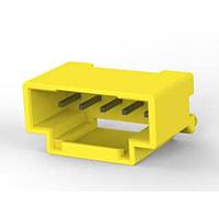 AMP Connectors - TE Connectivity 5-1971800-4 Shrouded GI CONN 2.5 HDR 5P YELLOW