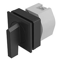 EAO 704.292.000 Lever Selector switch-actuator 3 positions black/black main-0-main long lever 35x35