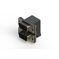 EDAC 661-009-364-001 Dual Port D-Sub Connectors Right-angle Dual Port D-Sub Connector
