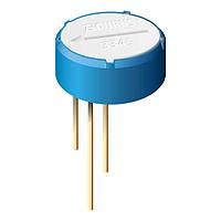Bourns 3345P-1-100T Trimmer Resistors - Single Turn 1/2" RND 10ohm