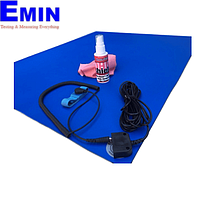 Static Solutions Ultimat 1 ESD Mat Kit 2' x 3' with Constant Monitor (Dark Blue, Light Blue, Green, Grey, Black .06")