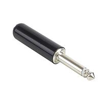 Switchcraft C240 Phone Connectors 2C CBL MNT PLG 1/4" Mono BLK PLST