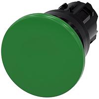 SIEMENS A6X30136608 Mushroom MUSHROOM PUSHBUTTON. 40MM. GREEN