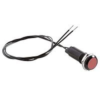 BIVAR PM5-PRDW12.0 Indicators 12.4mm Red Diff 12in IP67 Rtd Sealed PMI