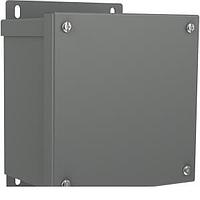 Hammond Manufacturing C3R664ESCNK Screw Cover N3R J Box, Screw Cover no K/O's - 6 x 6 x 4 - Steel/Gray