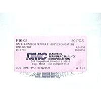 DMC Tools F10-08PKG Cable Mounting & Accessories .022 ELONG. FERR - 50/PKG (AS3618-01F)