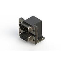 EDAC 663-009-364-052 Dual Port D-Sub Connectors Right-angle Dual Port D-Sub Connector