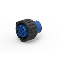 AMP Connectors - TE Connectivity 4-967325-1 Standard Circular Connector 2,5MM BU-GEH 4P,BL