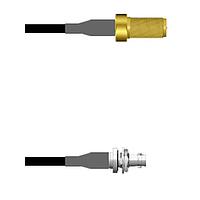 Amphenol Custom Cable Q-7100P0003018i RF Cable Assemblies SMA-SJ/HDBNC-SJB G174 18I